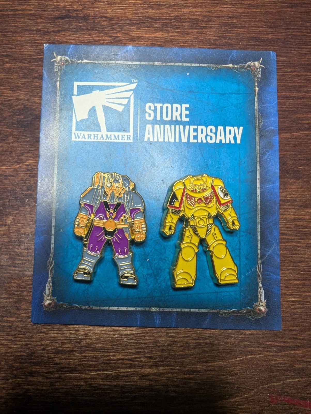 Warhammer Space Marine & Kharadron - Collectable Pin Badges LE Store Anniversary