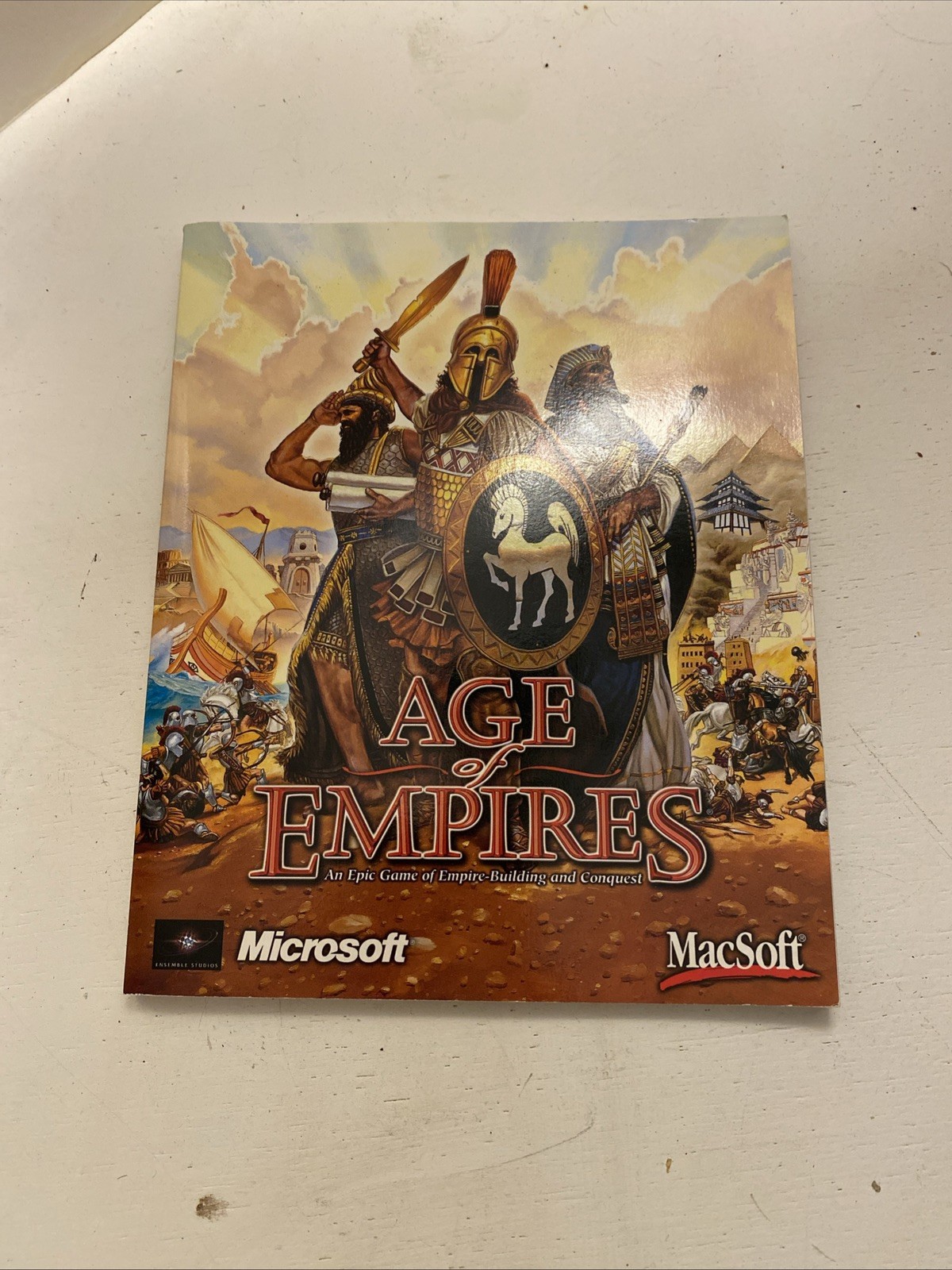 Microsoft Age of Empires Official Strategy Guide Video Game 1998 Macsoft Book