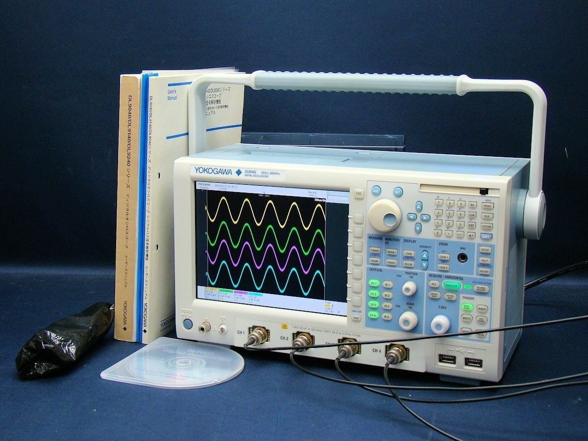 YOKOGAWA DL9040L 701308 Digital Oscilloscope 500MHz 5GS/s 4CH Made in Japan