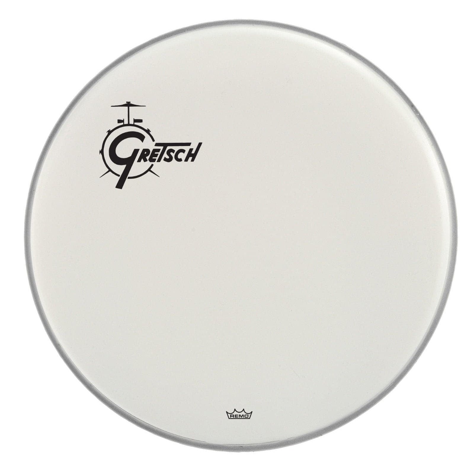 Gretsch Permatone Coated Bass Drumhead 18" w/Offset Logo
