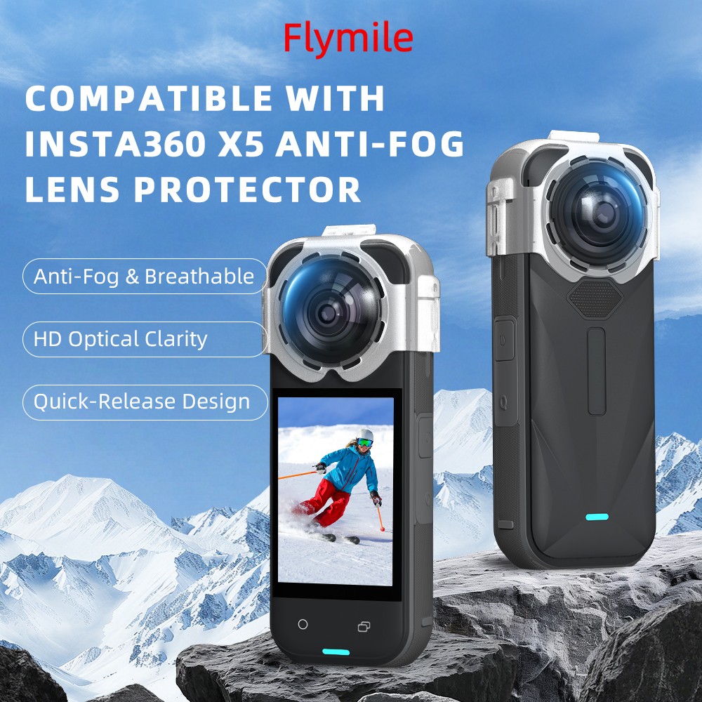 Lens Guard Protective Case Cover For Insta360 X5 Camera Quick Release Anti-fog