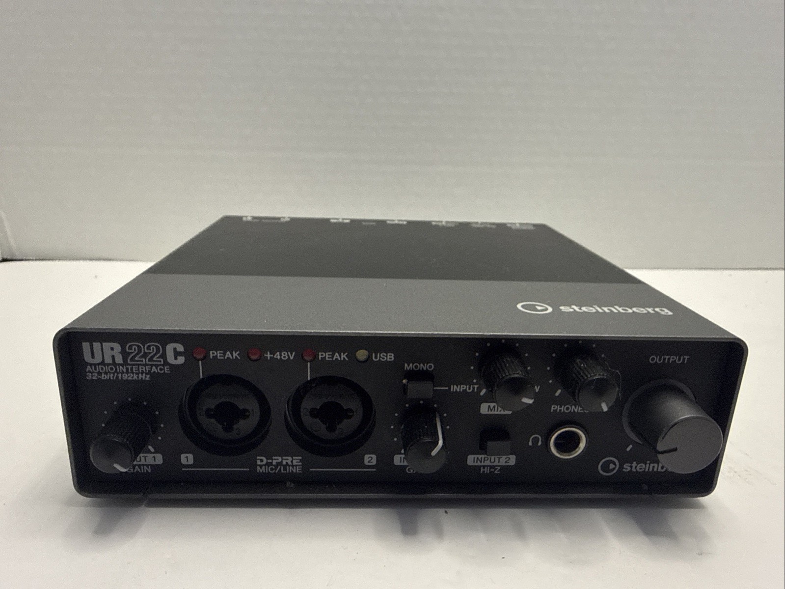 Steinberg UR22C USB 3.0 Type-C Audio/MIDI Interface Gray/Black UR22 C UR 22C JP