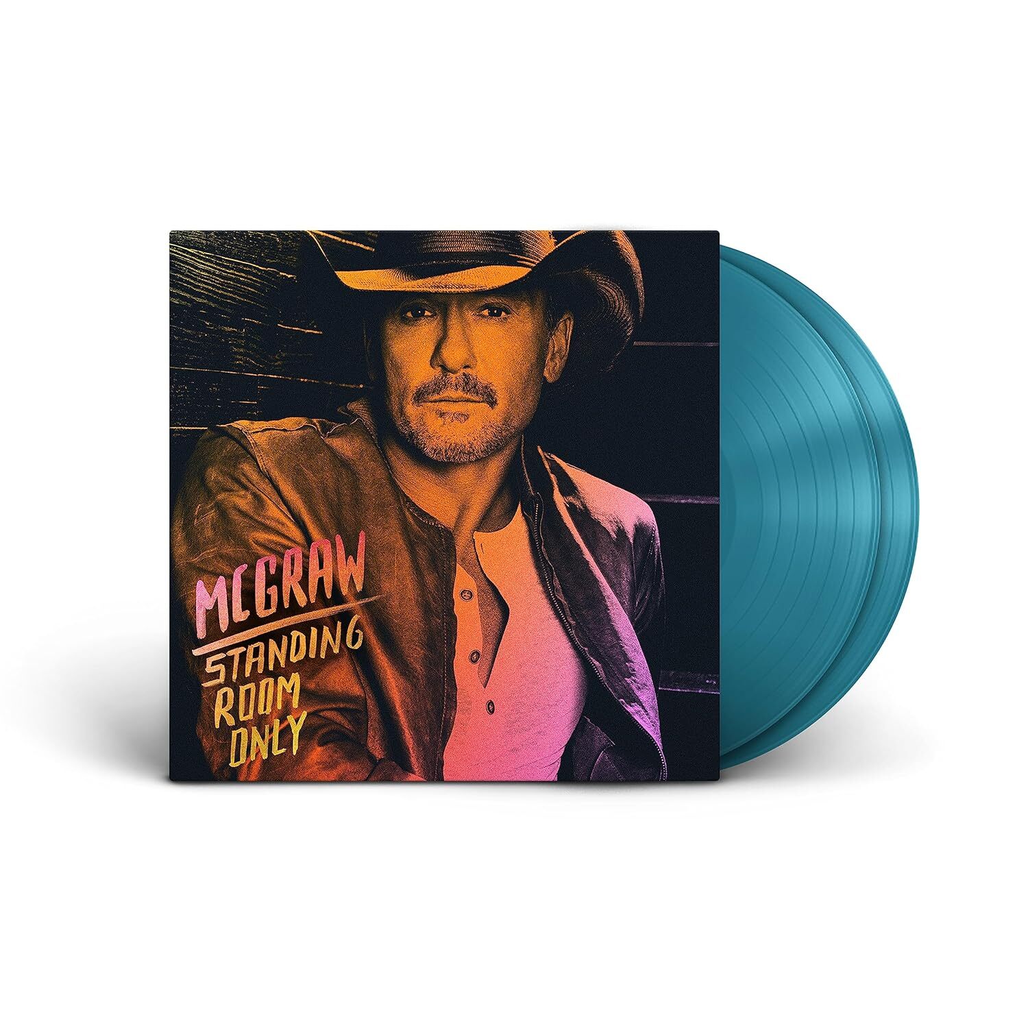 Tim McGraw - Standing Room Only [New Turquoise vinyl 2 LP]- sealed - defect