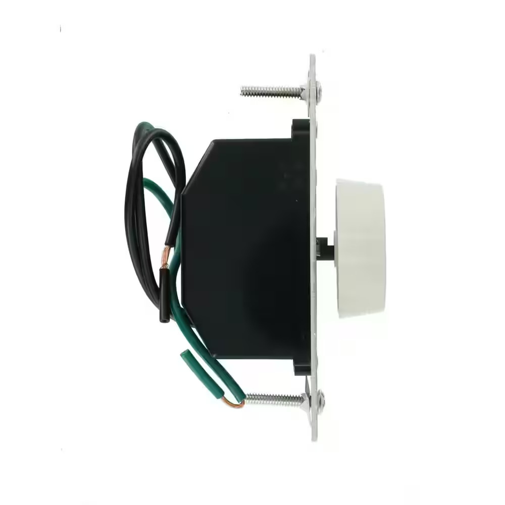 NEW Rotary Dimmer Switch for LED Halogen & Incandescent Bulbs White Easy Install