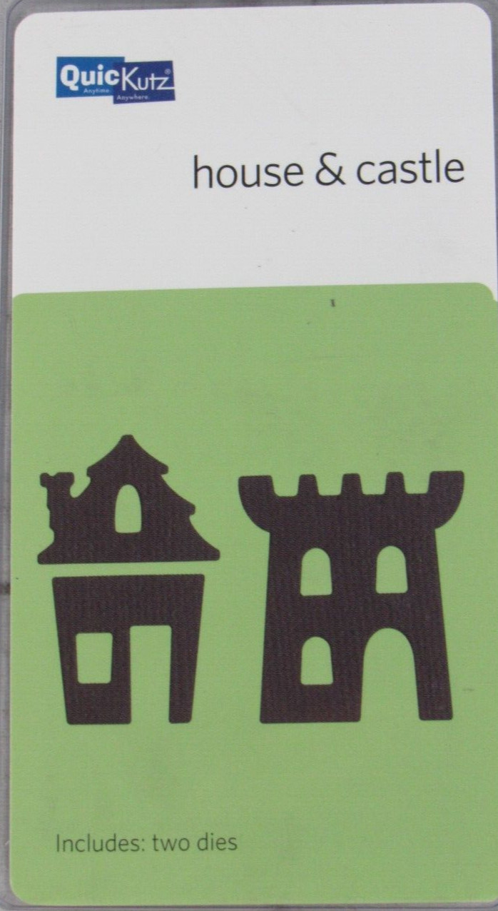 QuicKutz House & Castle 2x2, 2 Cutting Die Set KS-0766