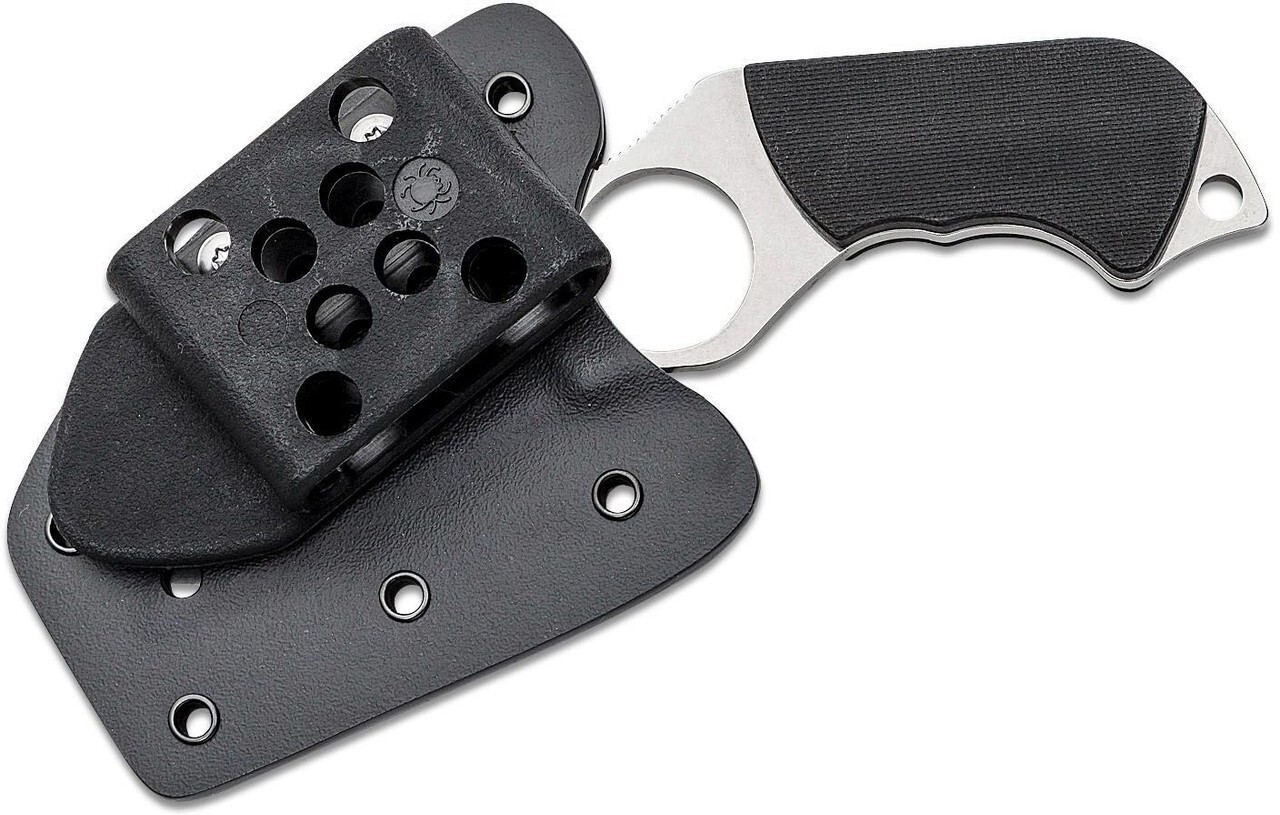 Spyderco Swick 6 Small Hole Fixed Blade Neck Knife 2.73" Plain Edge