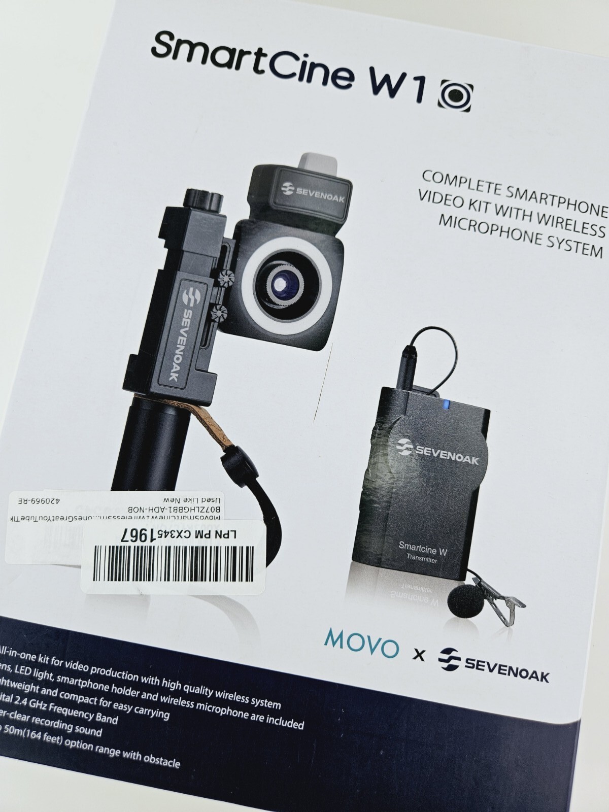 SmartCine Wireless Complete Universal Smartphone Video Kit for iPhone & Android