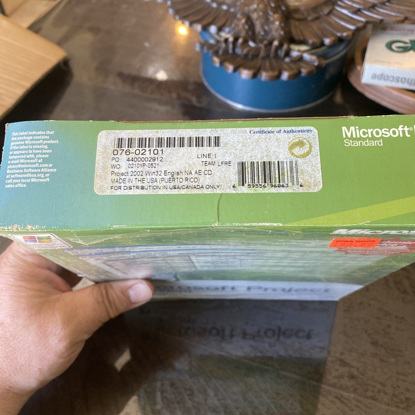 Microsoft Project Standard 2002 - Complete Package - Sealed