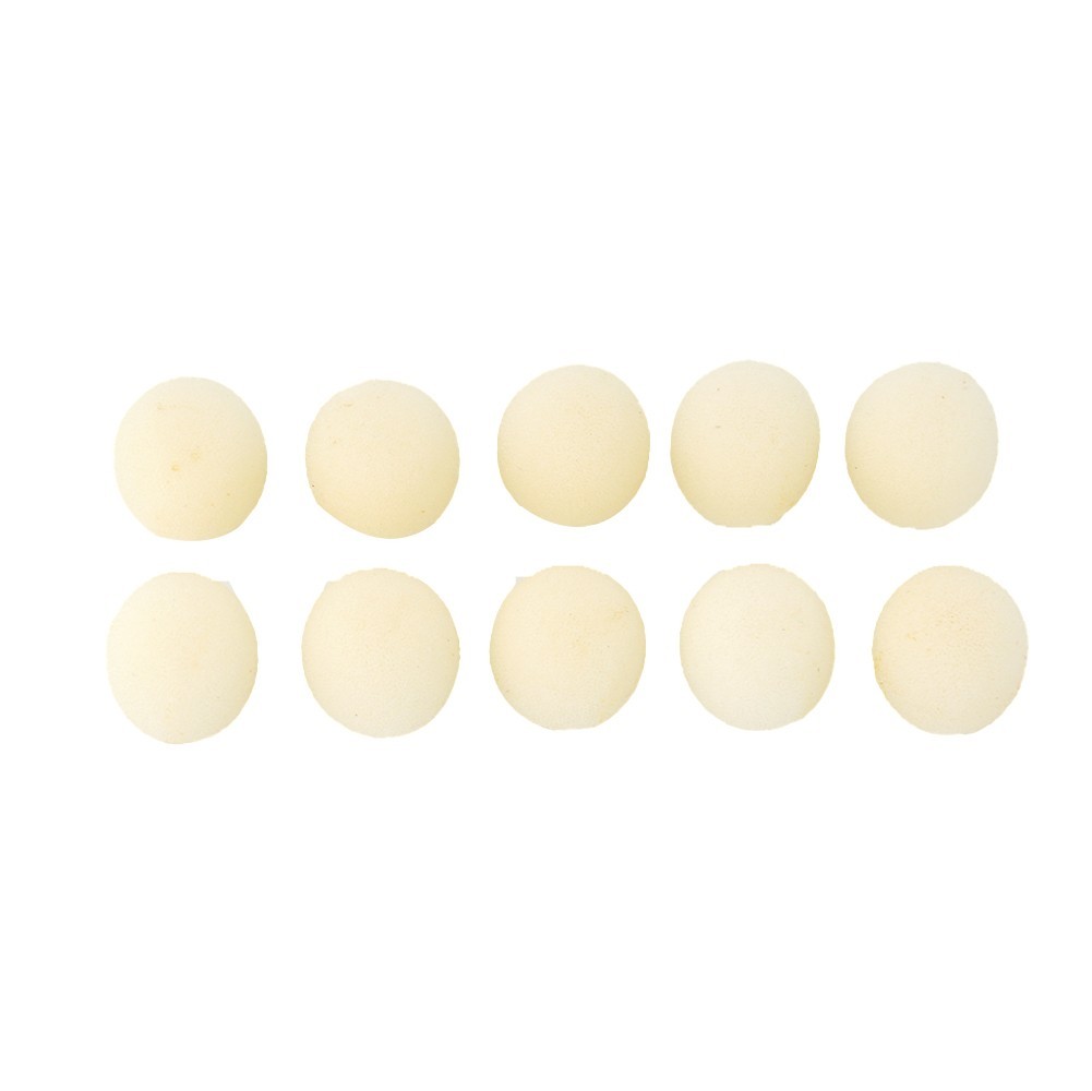 10Pcs Microphone Foam-Windscreen Cover For Gaming Headset Headworn Mic Beige New