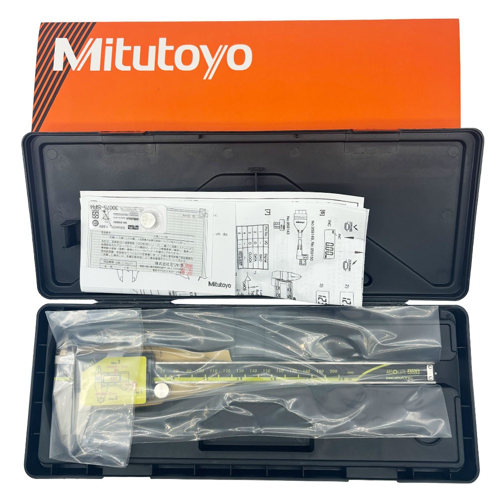 Mitutoyo 500-197-30 200mm/8" Absolute Digital Digimatic Vernier Caliper NEW