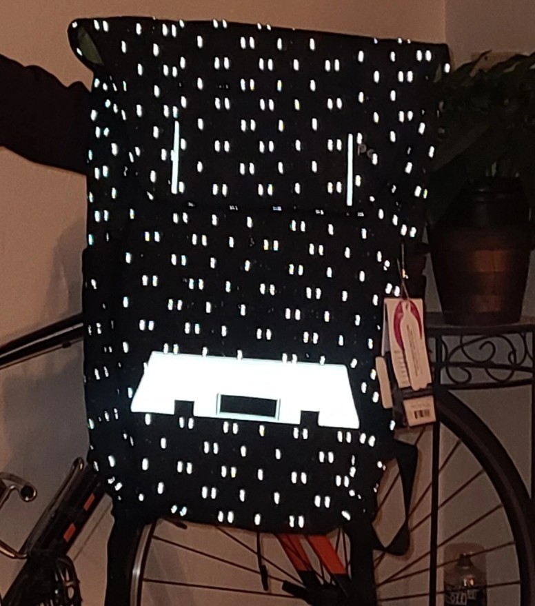 PO CAMPO Reflective Visi-Hemp Ara 20L Bike Backpck 15" Laptop Helmet Harness