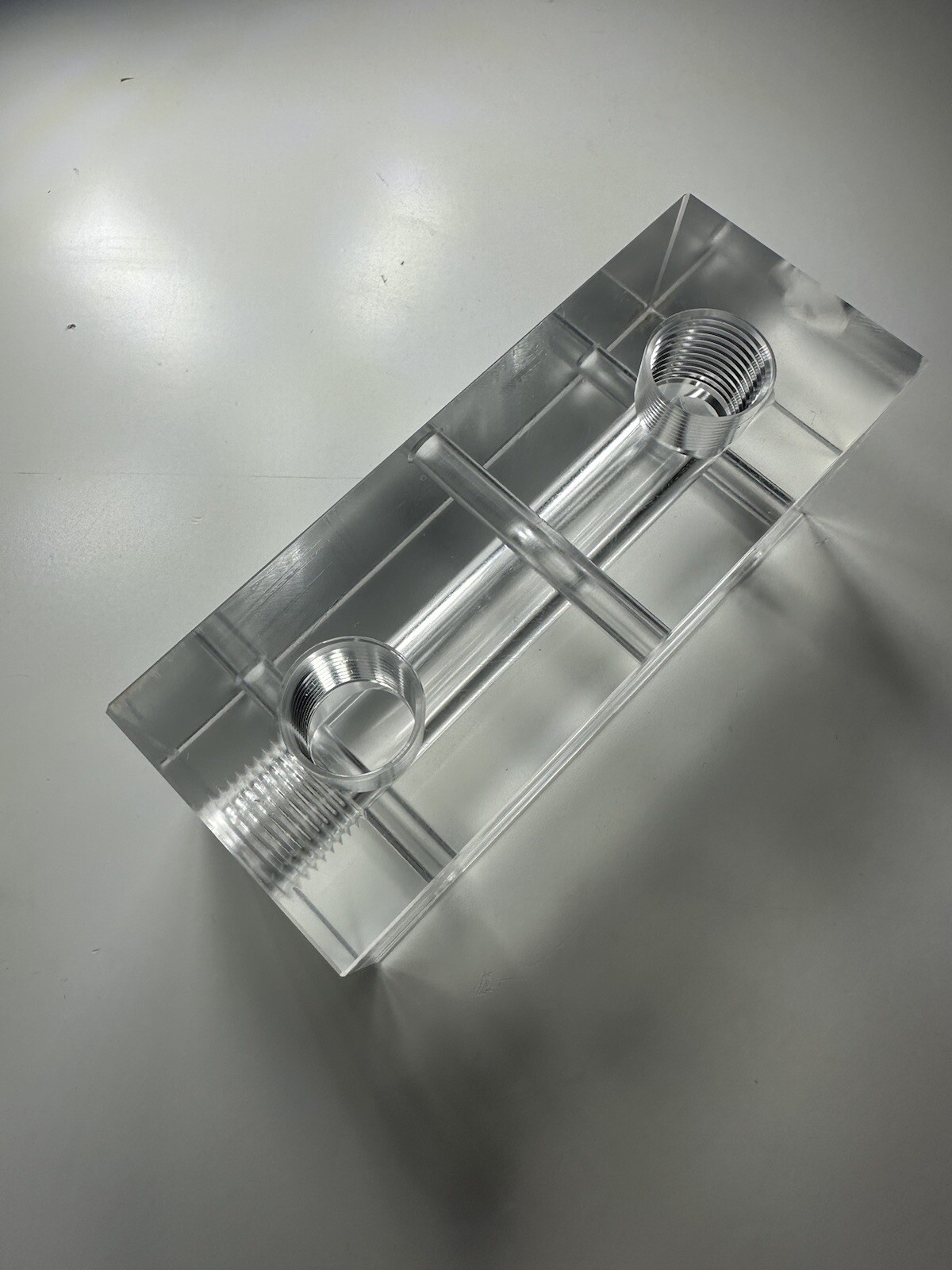 1/2” Clear Softwashing Manifold 2 Port