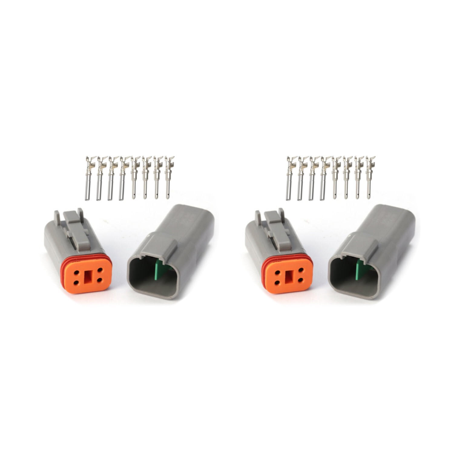 2 set 4 Pin DT04-4P DT06-4S Electrical Connector Replacement for Deutsch