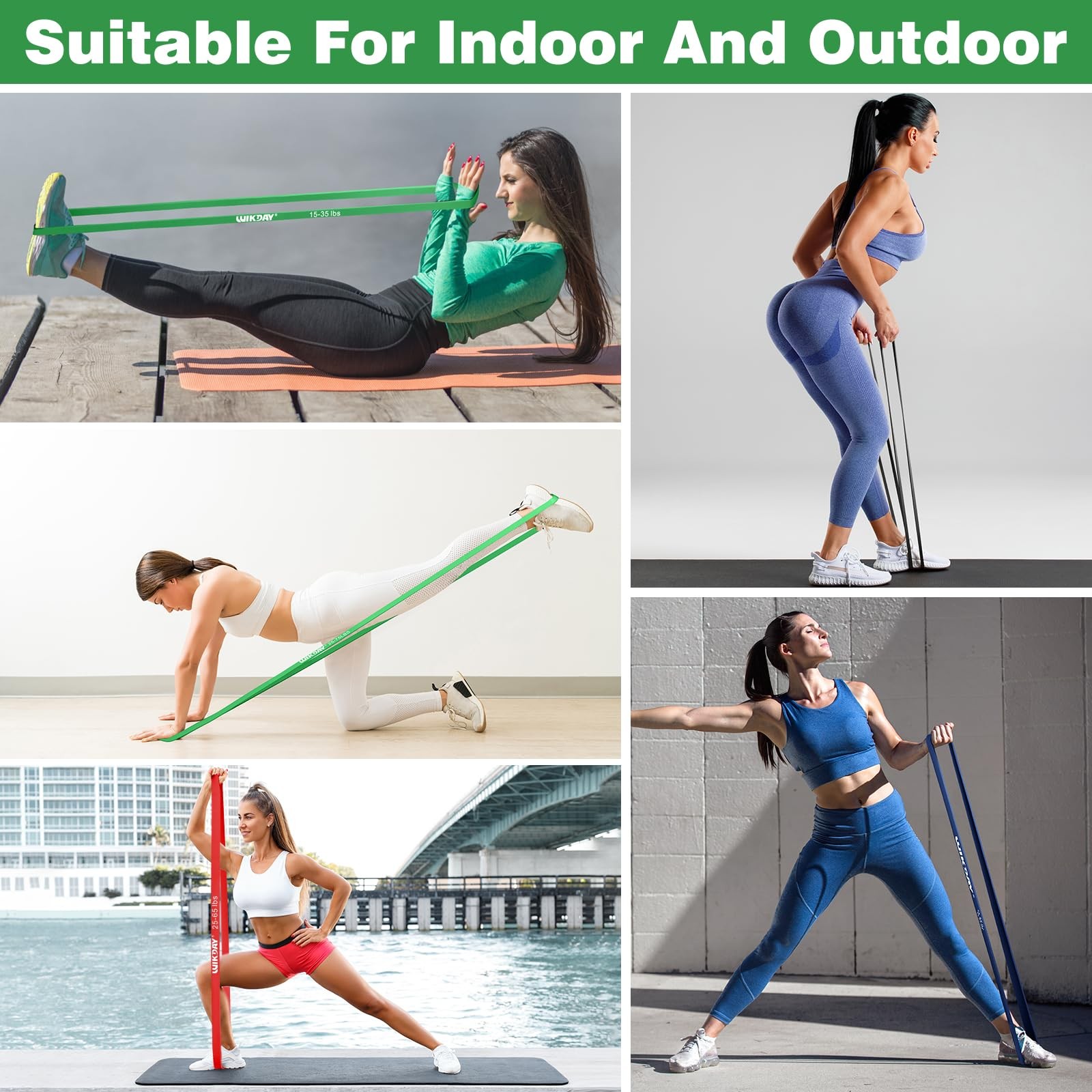 Resistance Bands, Pull Up Assistance Bands, Workout Bands, Heavy Exercise Ban...