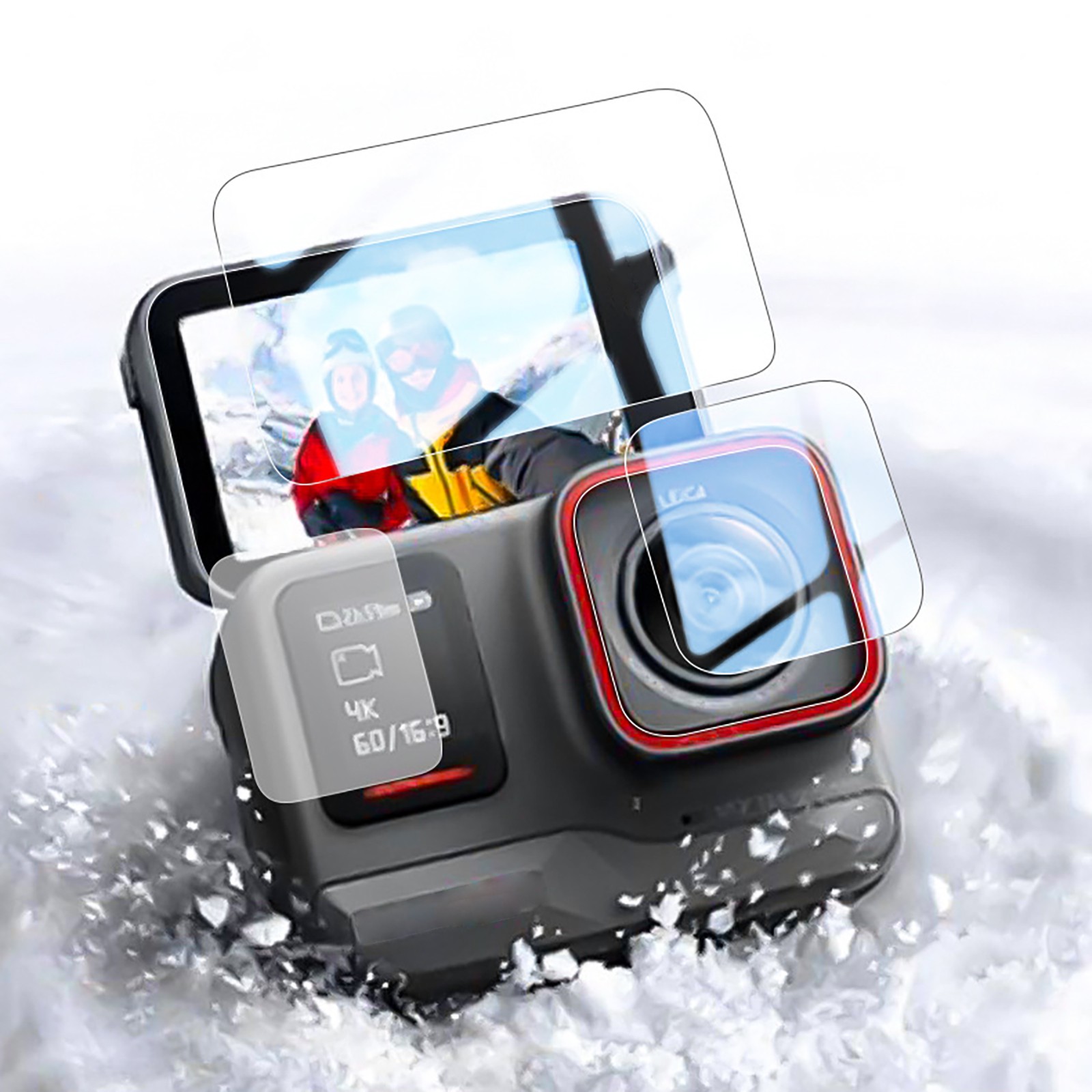 Bubble-free HD Tempered Glass Screen Protector For Insta360 Ace Pro Cameras