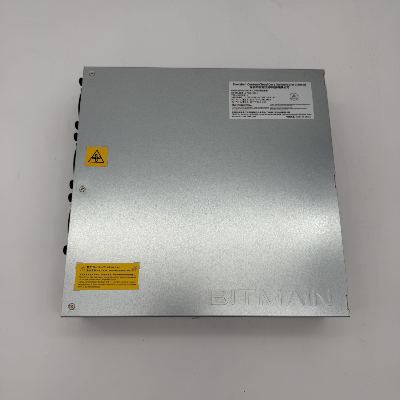 New APW12 Bitmain Power Supply PSU (APW121215c)