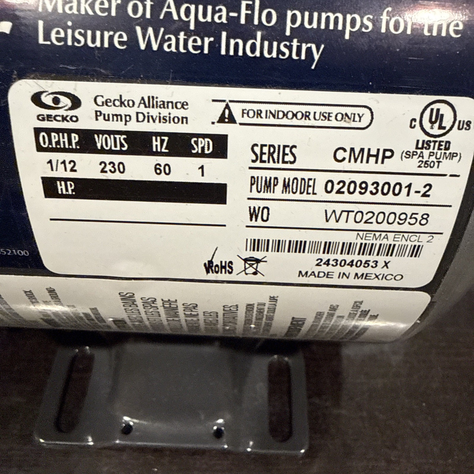 hot tub spa circulation pump