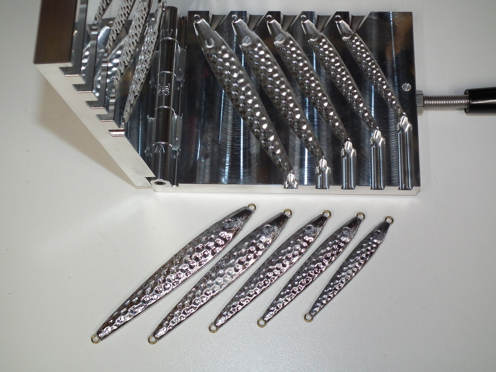 Saltwater Fish Jig Bumpy mold 1,1.5,2,3,4oz CNC Aluminum
