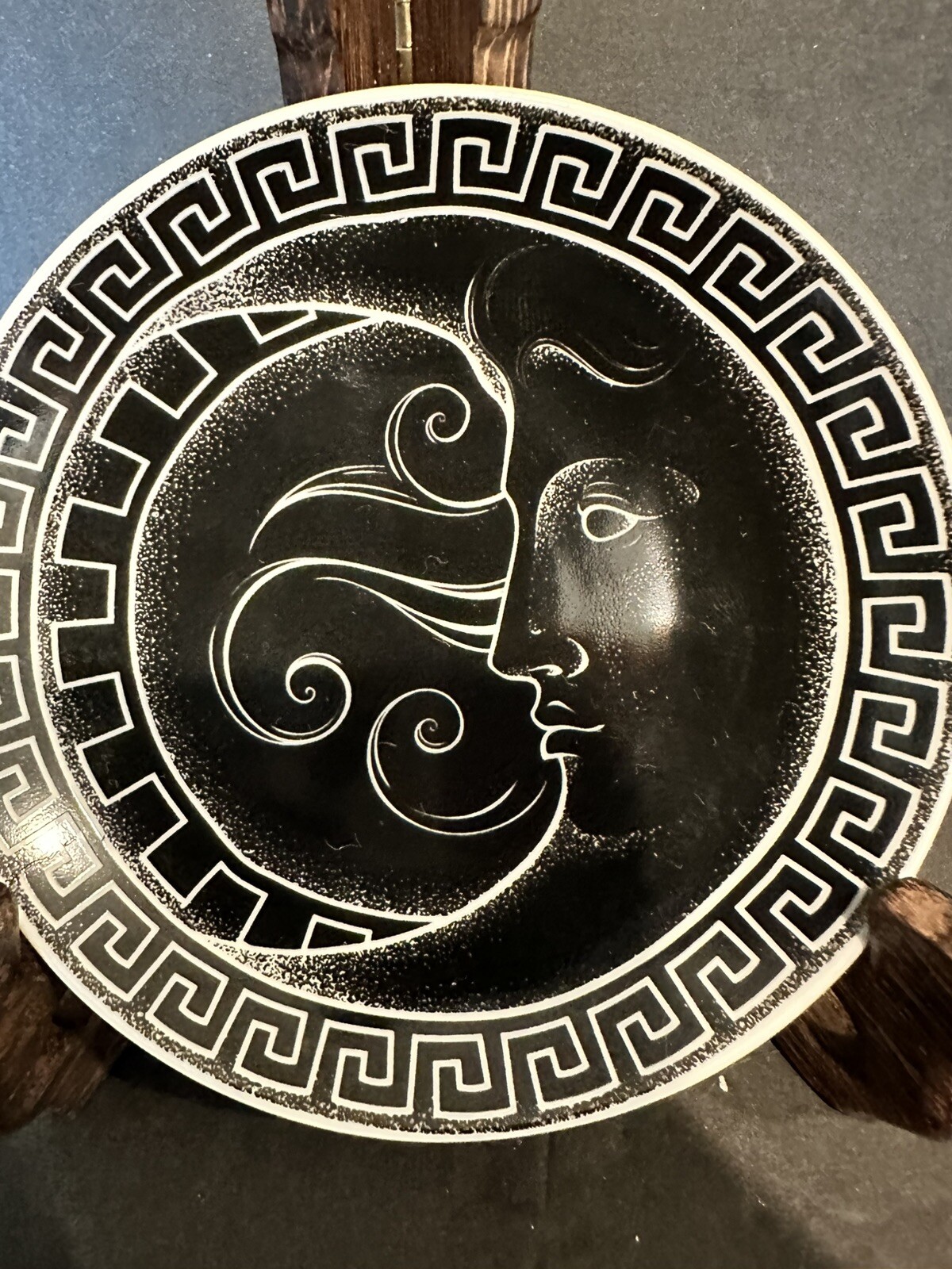 Bookish Box Trinket Dish 4” Greek