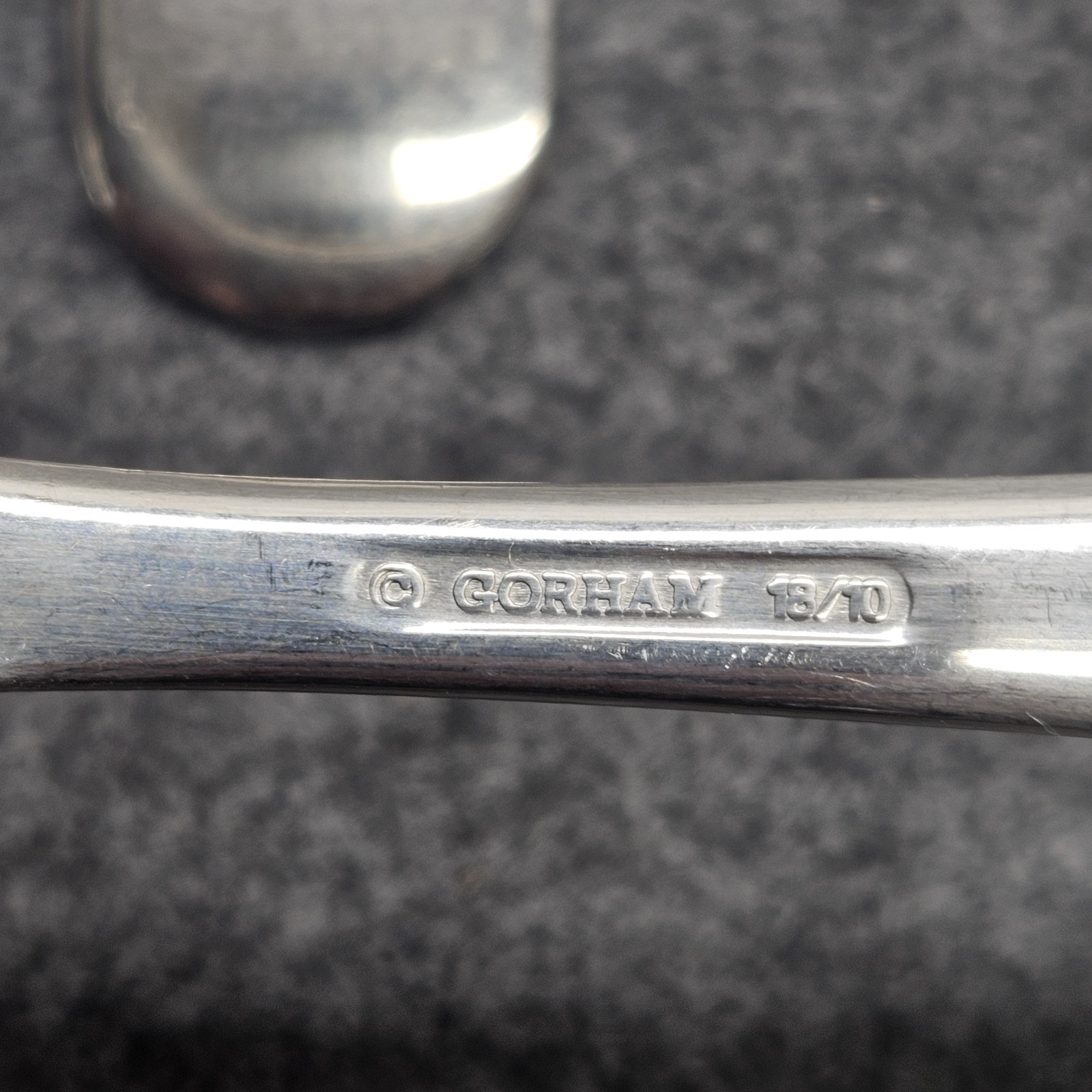 Gorham Braid Serving Hostess Set Spoon Slotted Fork Stainless Flatware Lot (3)