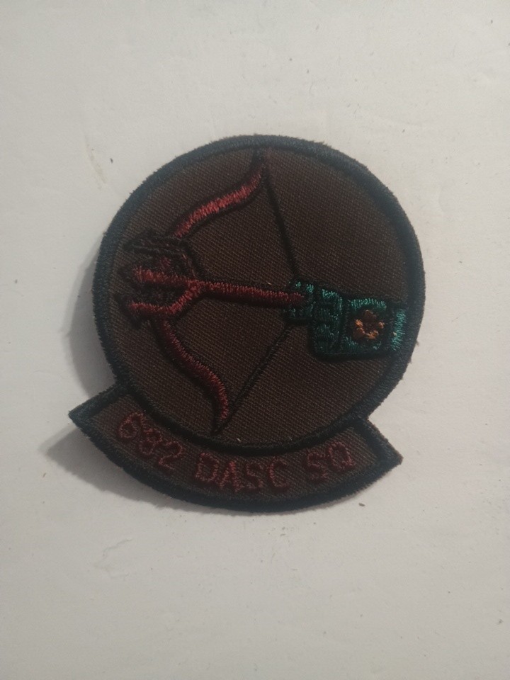 682nd DASC Squadron Rare 80s Patch 3" USAF Shaw AFB Subdued Cold War Vtg Center