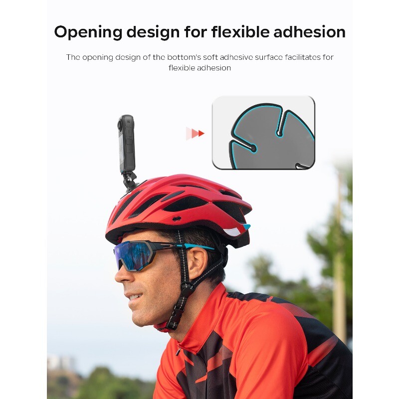 aMagisn Flex Adhesive Base for DJI/GoPro/Insta360 Action Camera Helmets