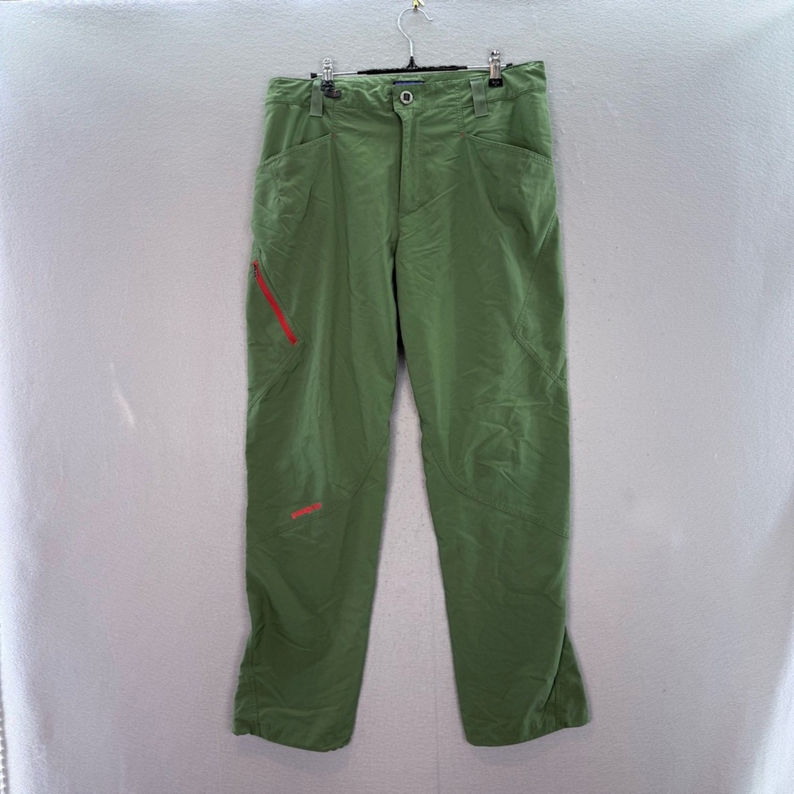 Patagonia Men’s M’s RPS Rock climbing pants green water repellent performance 34