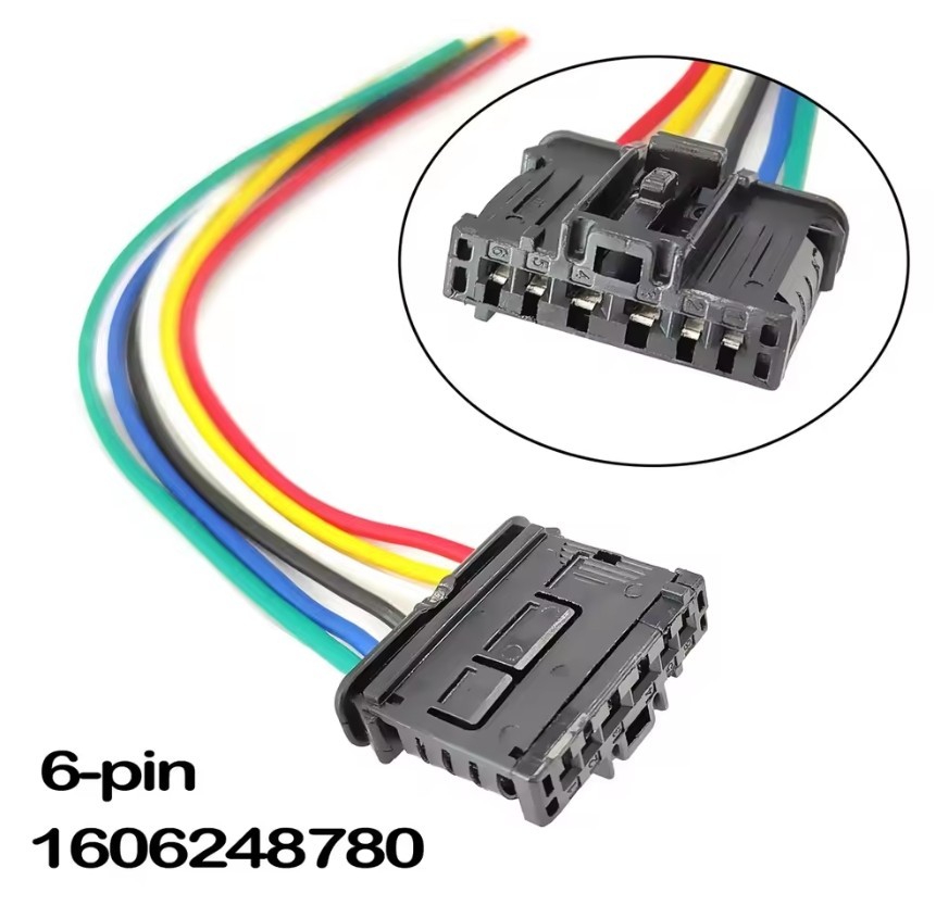 1606248780 Peugeot 206 207 307 308 Citroen Rear Tail Light Wiring Loom Connector