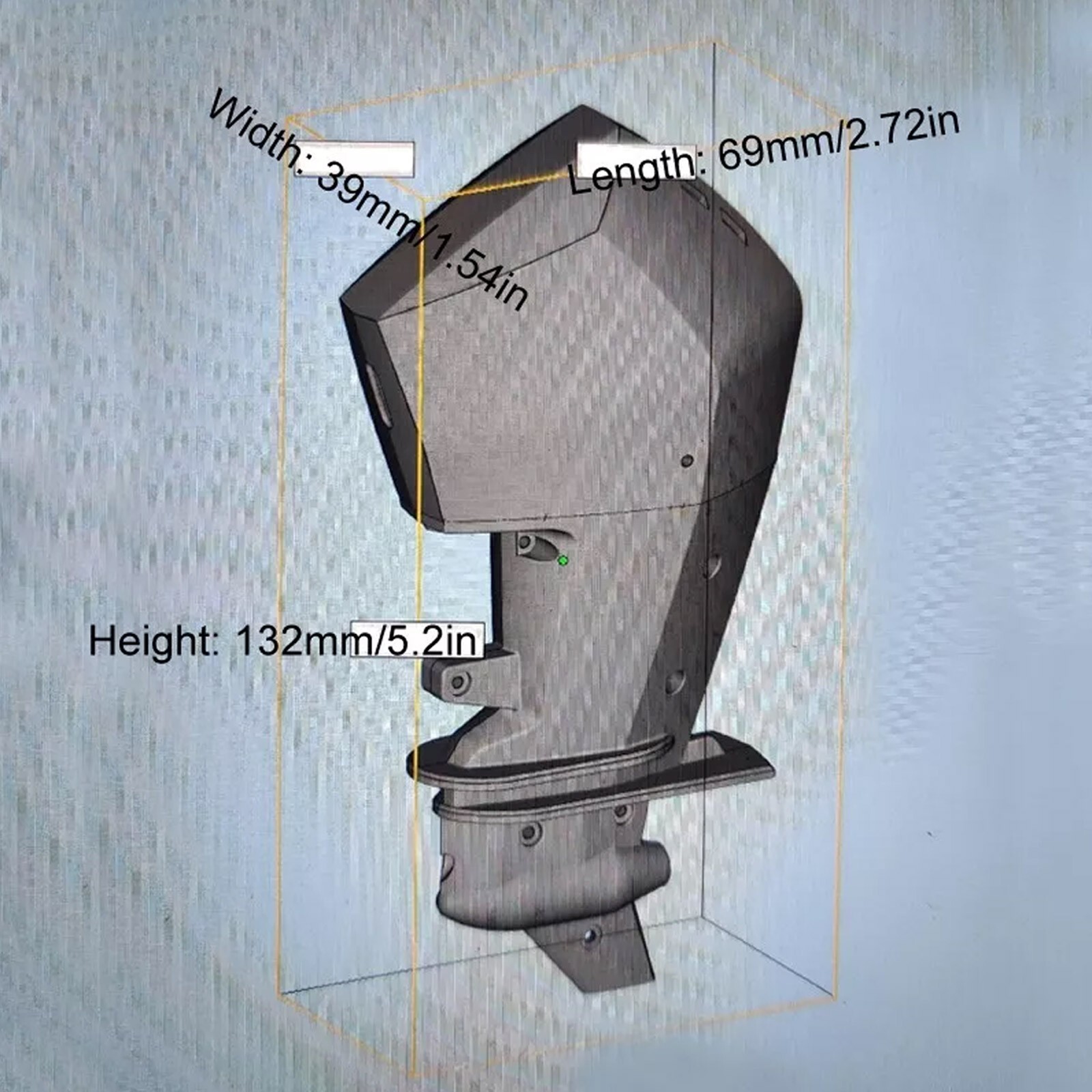 RC Boat Outboard Motor External Engine 3D Printed Shell for DIY Small-scale ShCJ