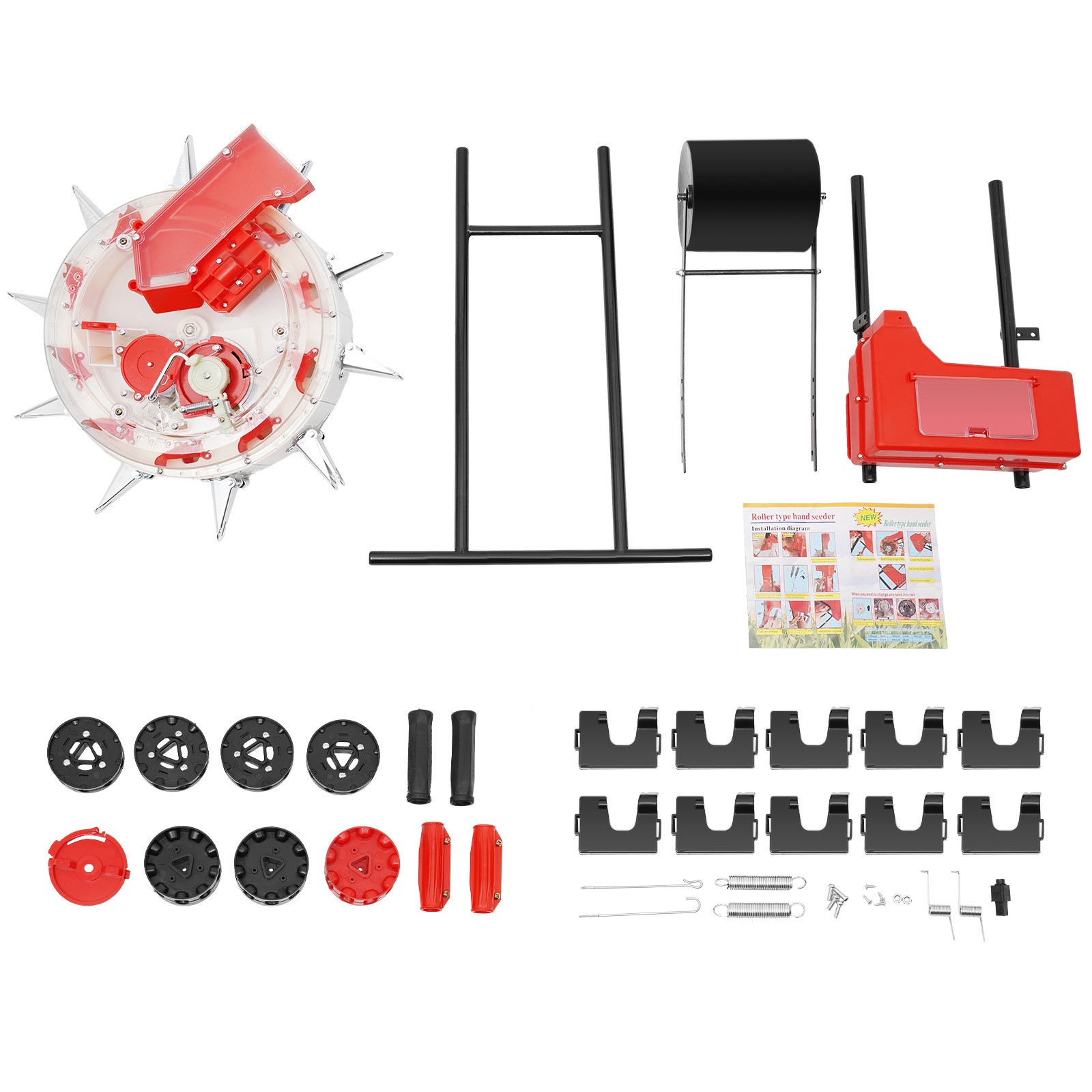 Manual Seeder Hand-held Seeding Machine Precision Garden Seed Planter Spreader