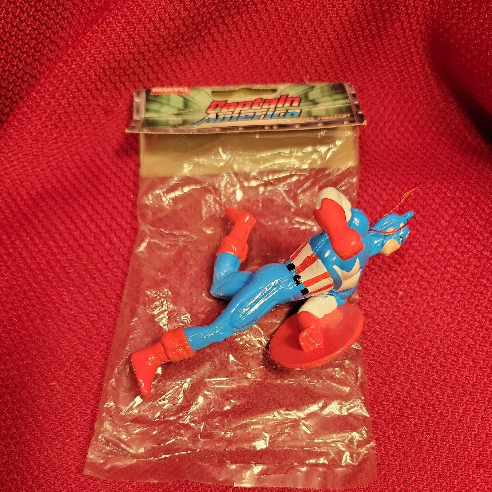 CAPTAIN AMERICA Christmas Tree Ornament Decoration Figure Kurt Adler 02 Vintage