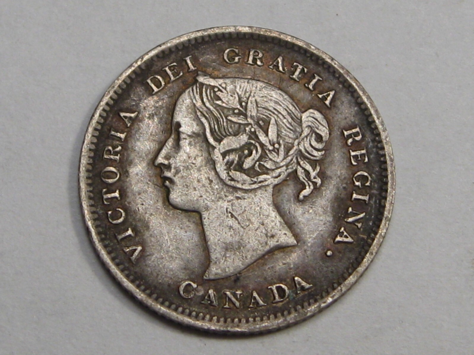 F/VF 1899 Five Cent 5¢ CANADA.  #36
