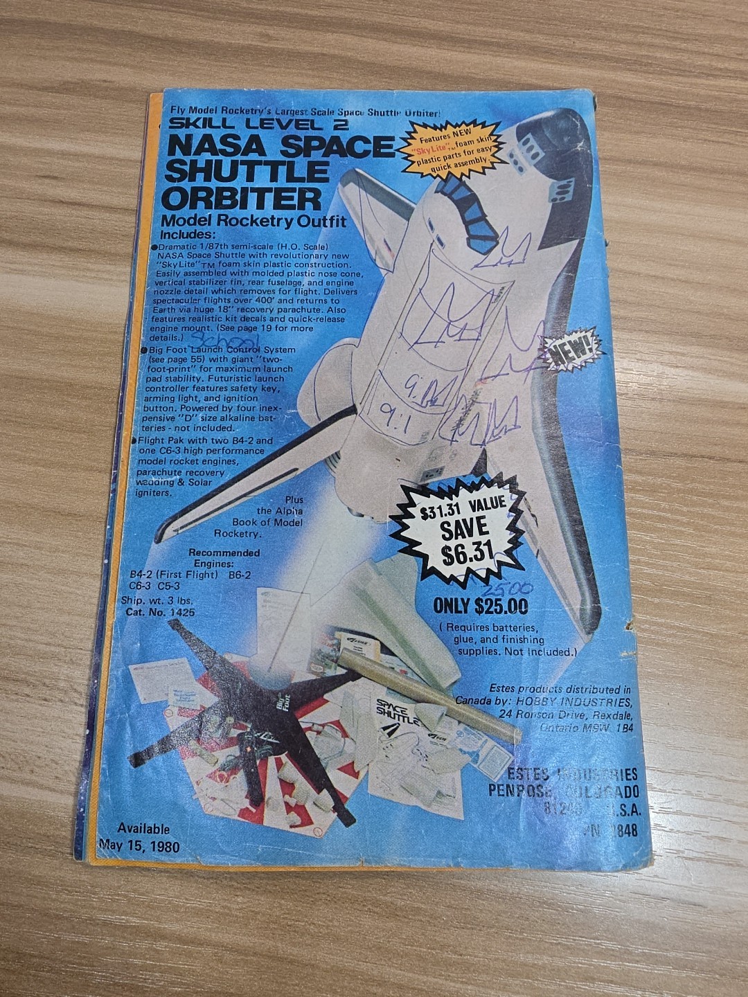 Estes Flying Model Rocket Catalog No. 801p Rocketry