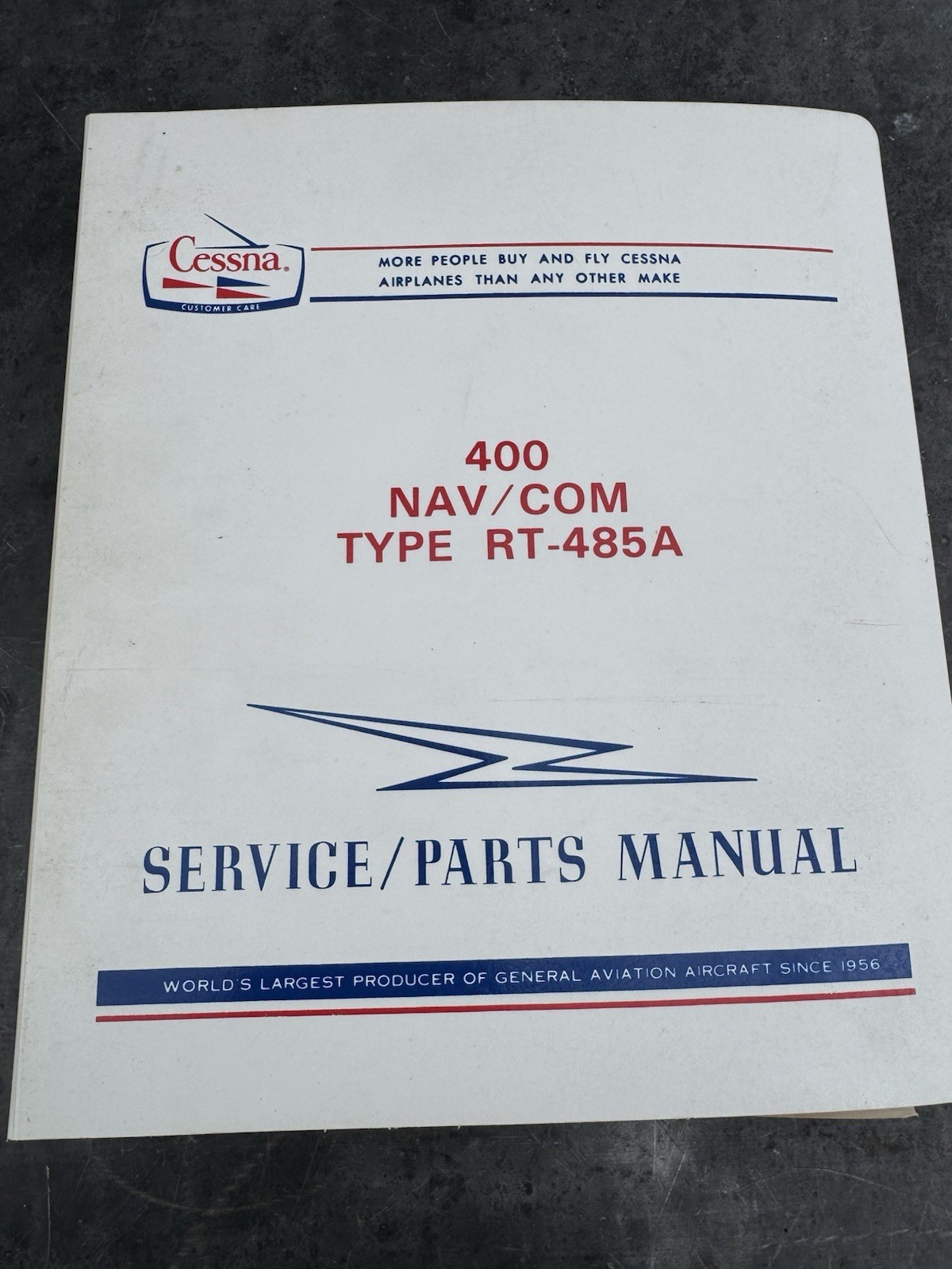 Cessna 400 Nav/Com Type RT-485A Service/Parts Manual