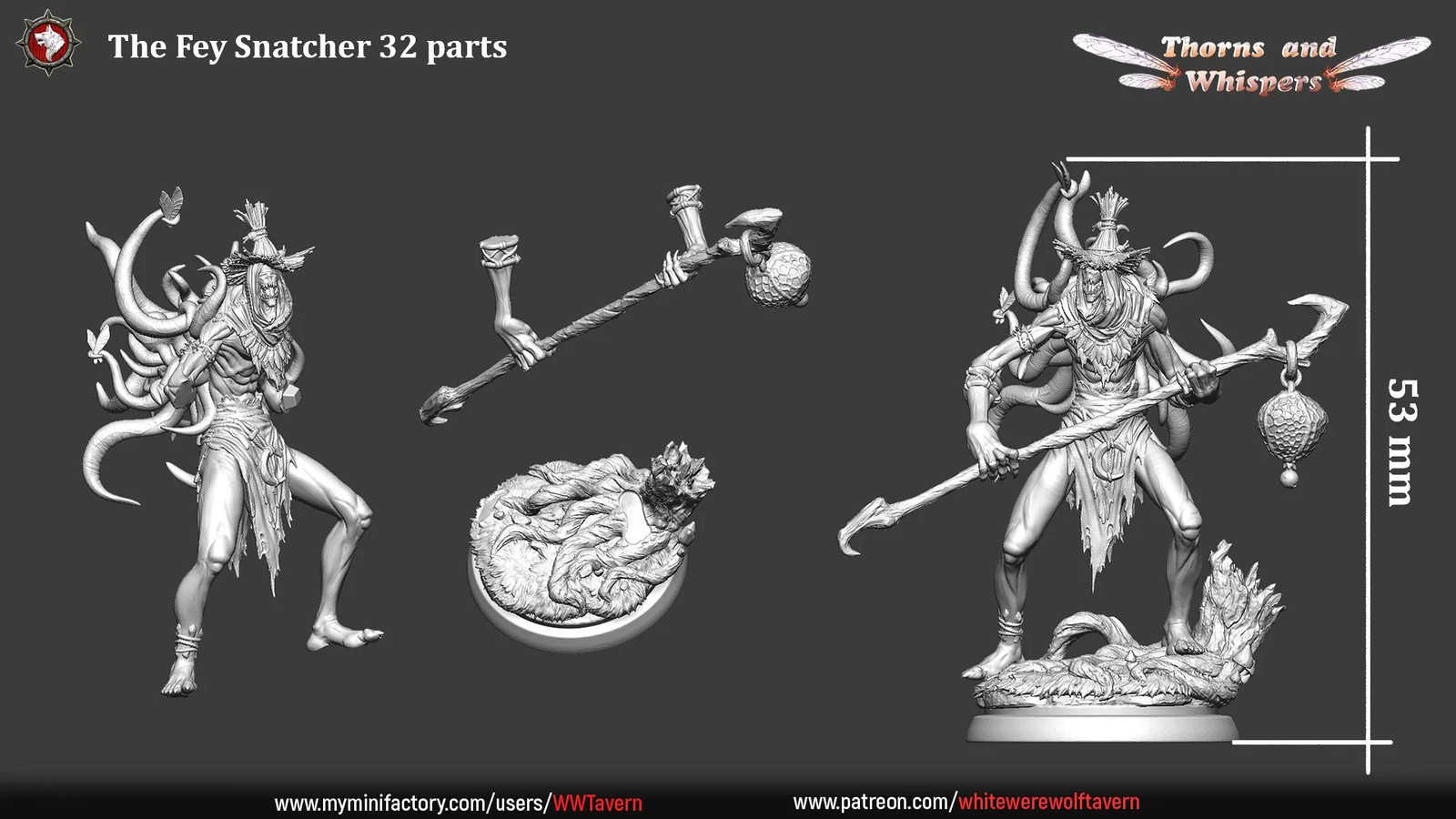 The Fey Snatcher - Resin Tabletop Miniature