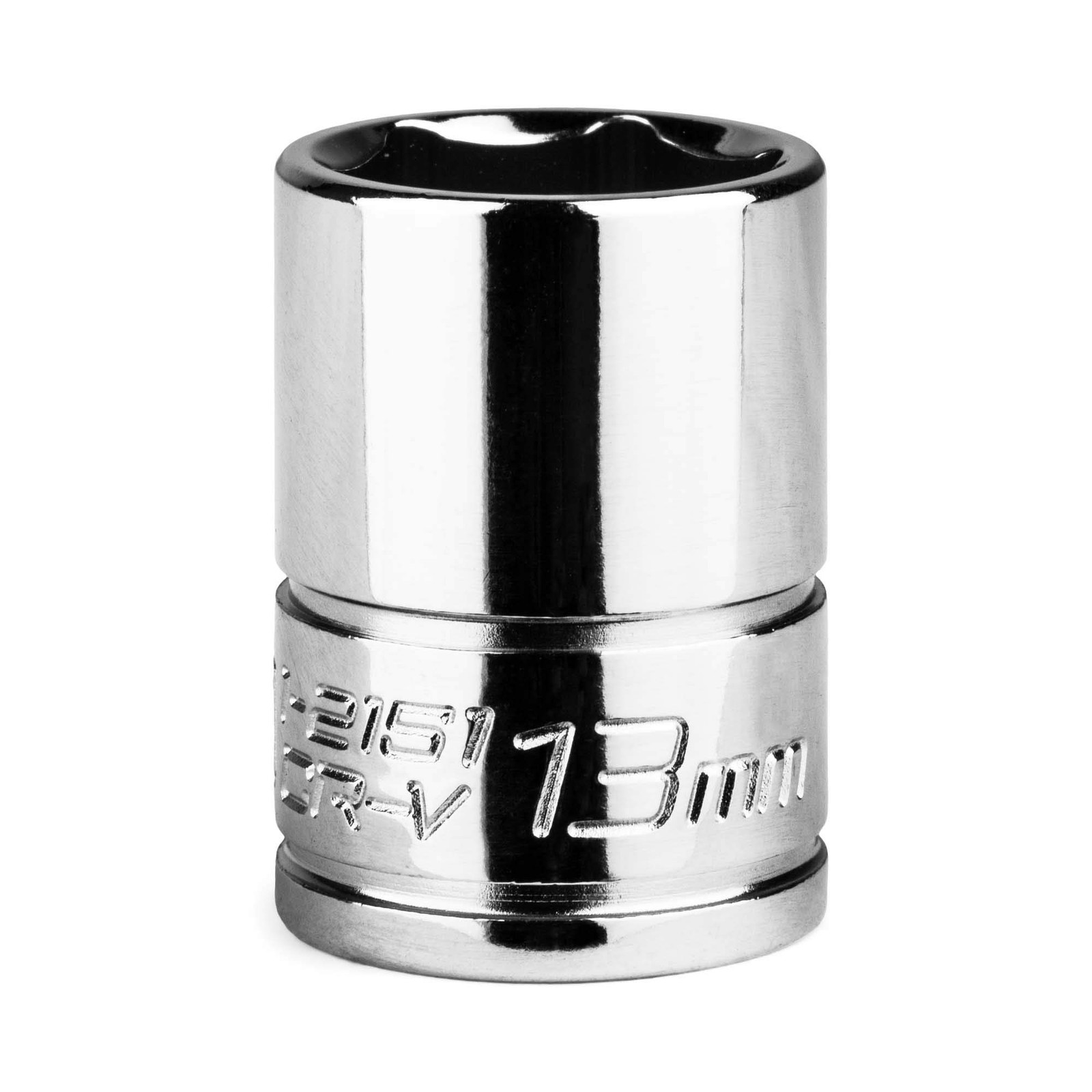 Capri Tools 13 mm Shallow Socket, 1/4-Inch Drive, 6-Point, Metric 13
