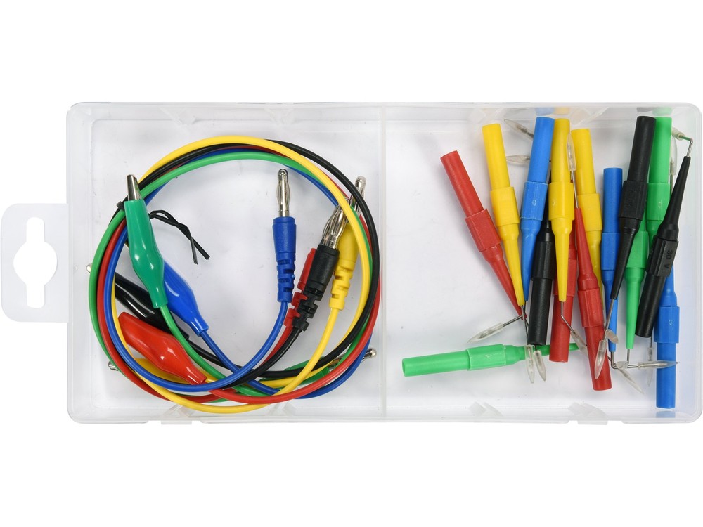 Yato Prüfkabel-Prüfspitzen Sortiment 20tlg YT-73079
