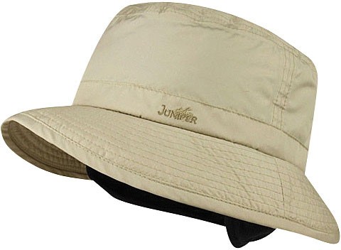 Juniper Bonfire Bucket W/ Earflaps Winter Bucket Hat Khaki S/m Clothing