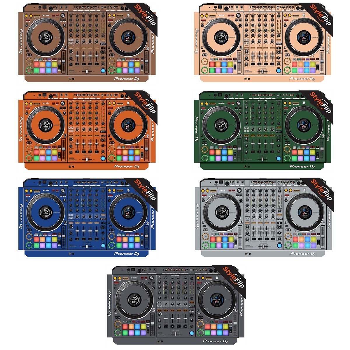 Pioneer DDJ-1000 SRT Skin | 7 Neutral Colors | Protective Decal | StyleFlip