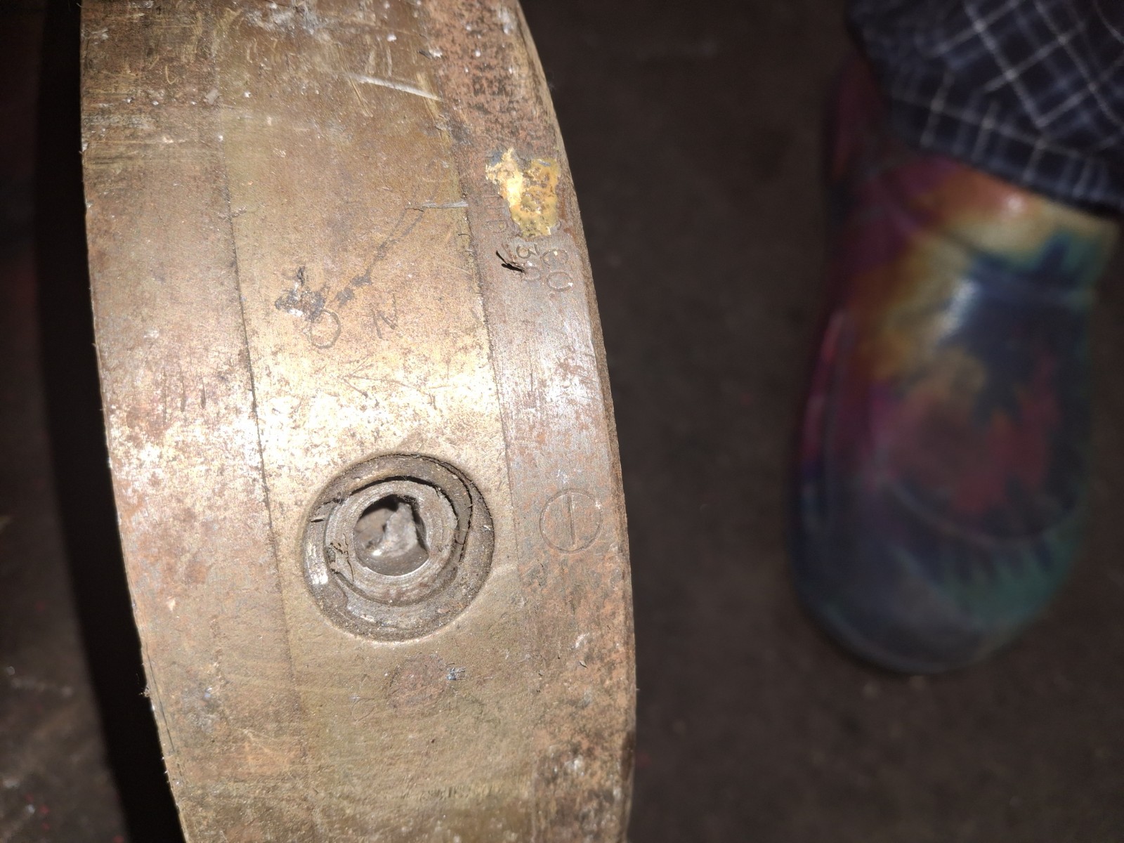 Round Circular Permenant Magnet Chuck 9" Brown Sharp