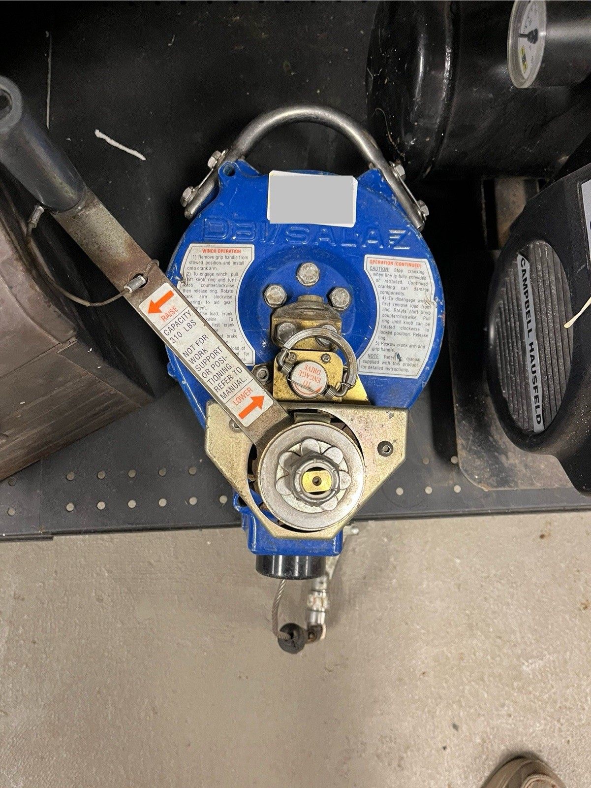 DBI/SALA FALL PROTECTION - LIFELINE OAL 75-310LBS CAPACITY