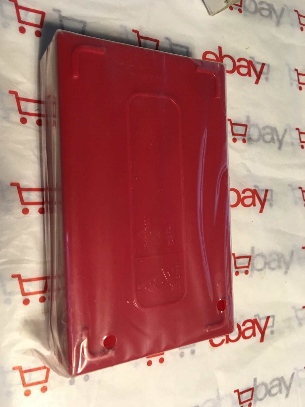 25 PLACE CORK LINED MICROSCOPE SLIDE RED BOX