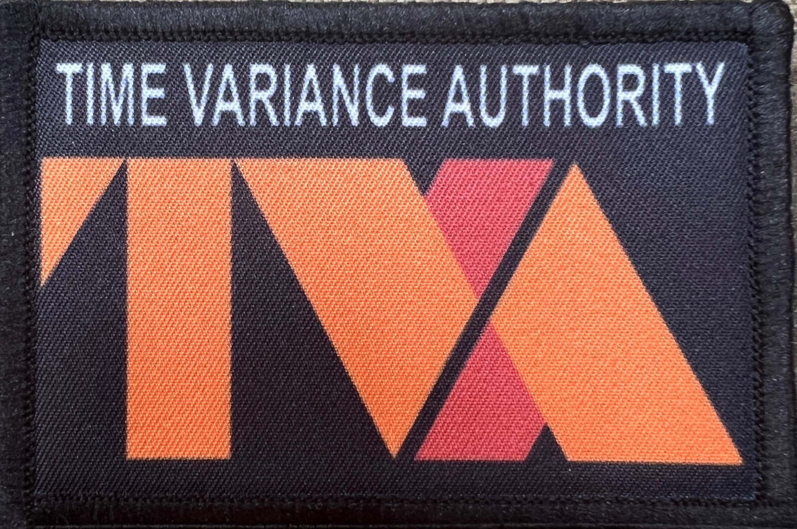 TVA Time Variance Authority Morale Patch Tactical ARMY Hook Military USA