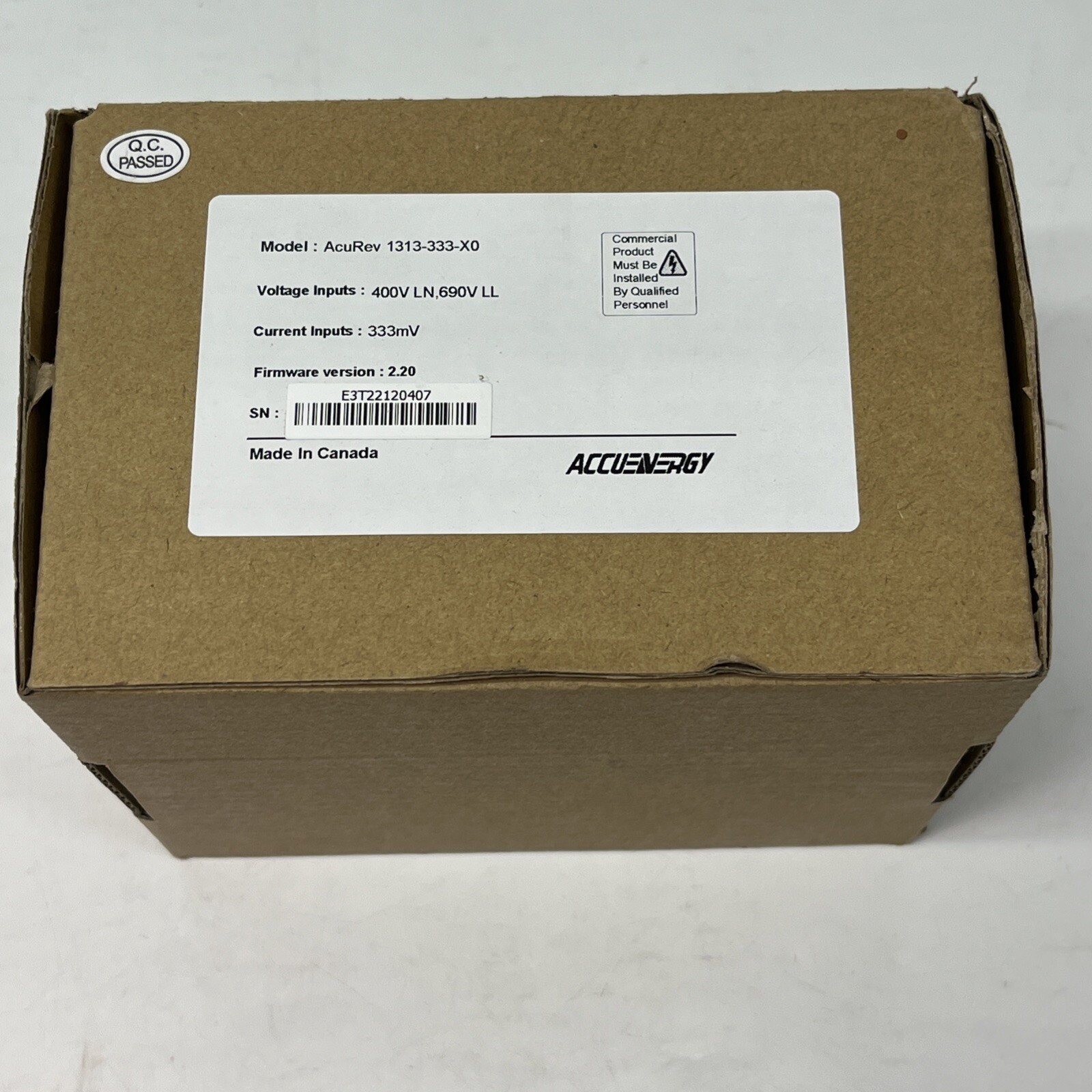 1 New AccuEnergy ACUREV 1313-333-X0 Power Meter | USA Seller *