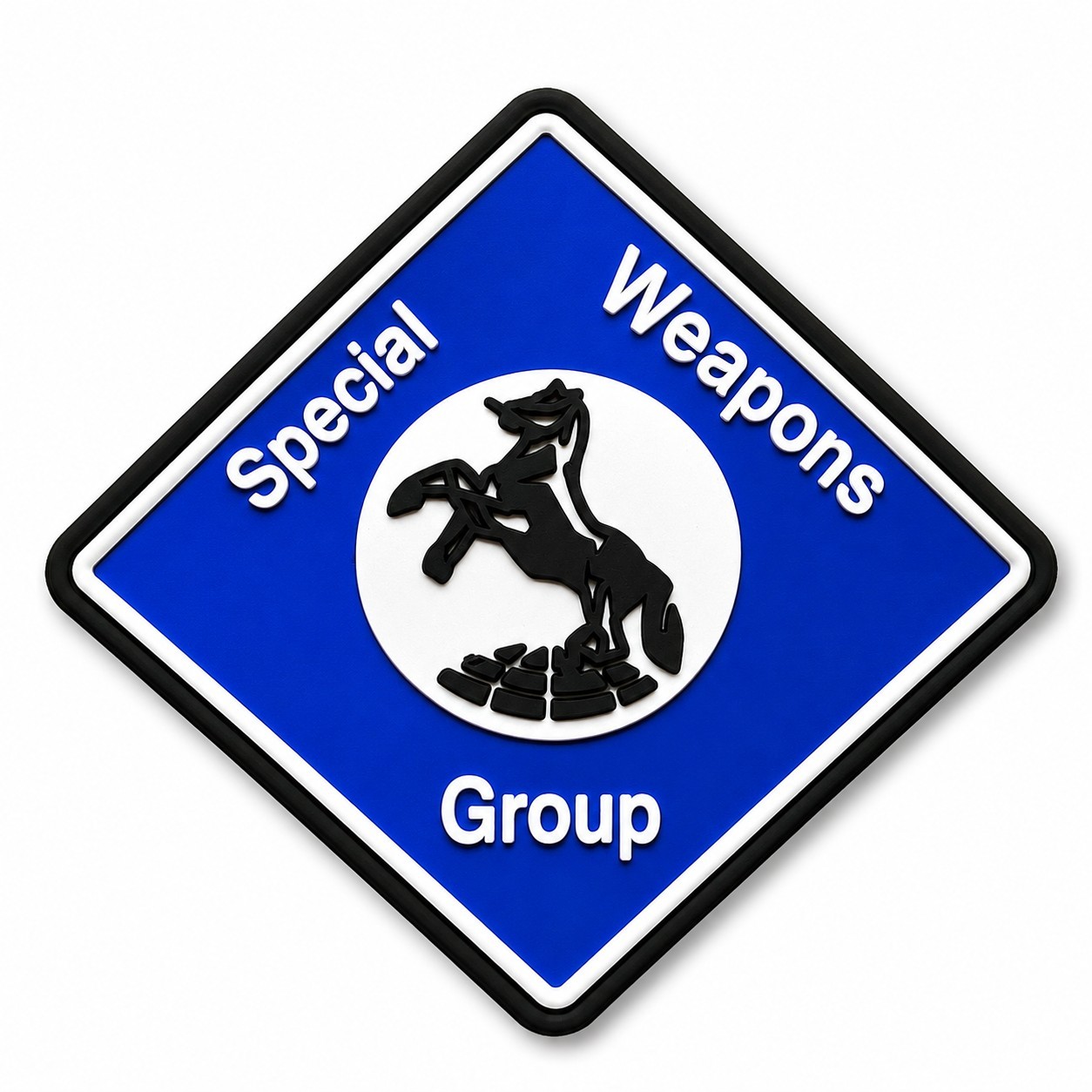 Special Weapons Group Marine Corps PVC Hook & Loop Patch New Military