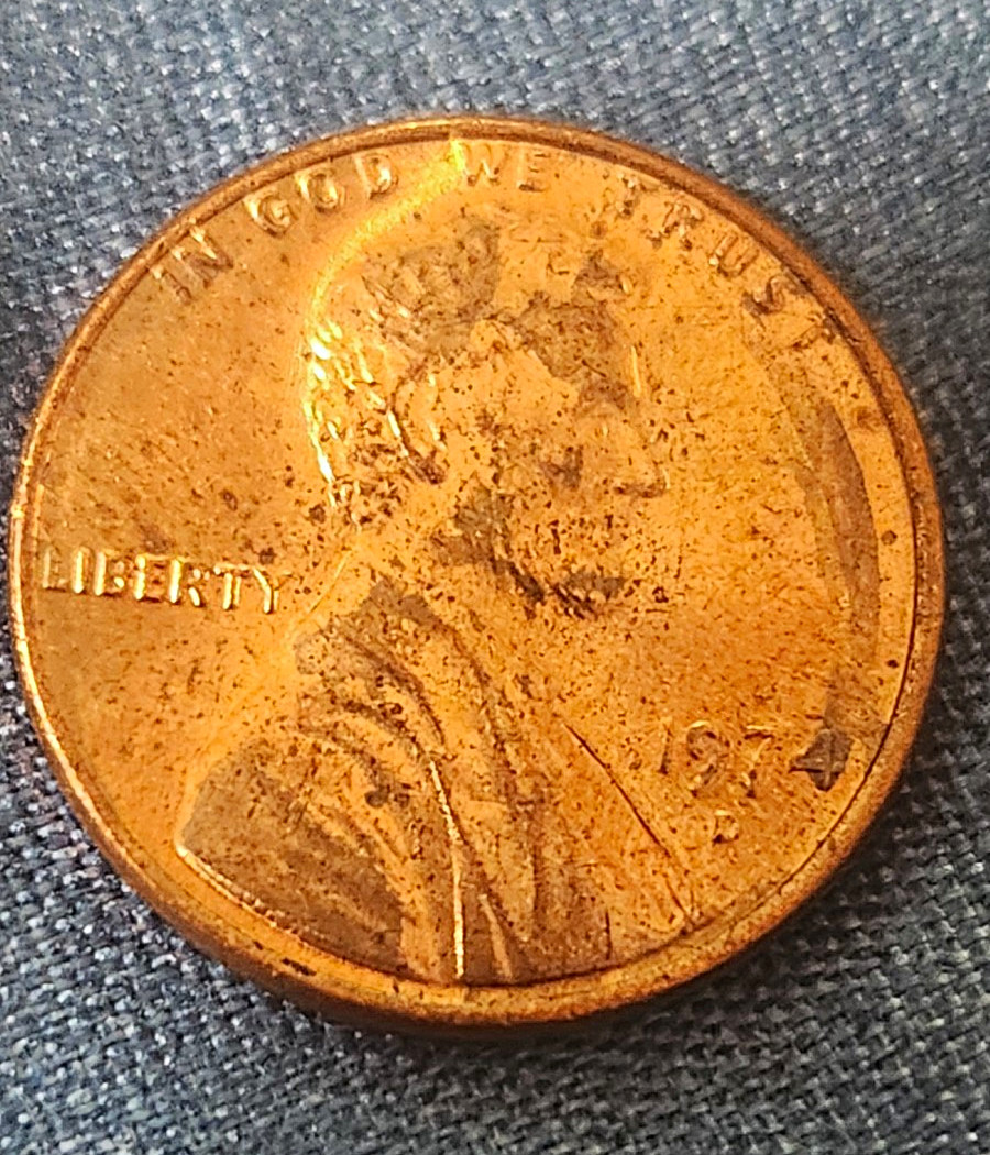 Lincoln Memorial 1974-D Small Cent Denver Large Date!