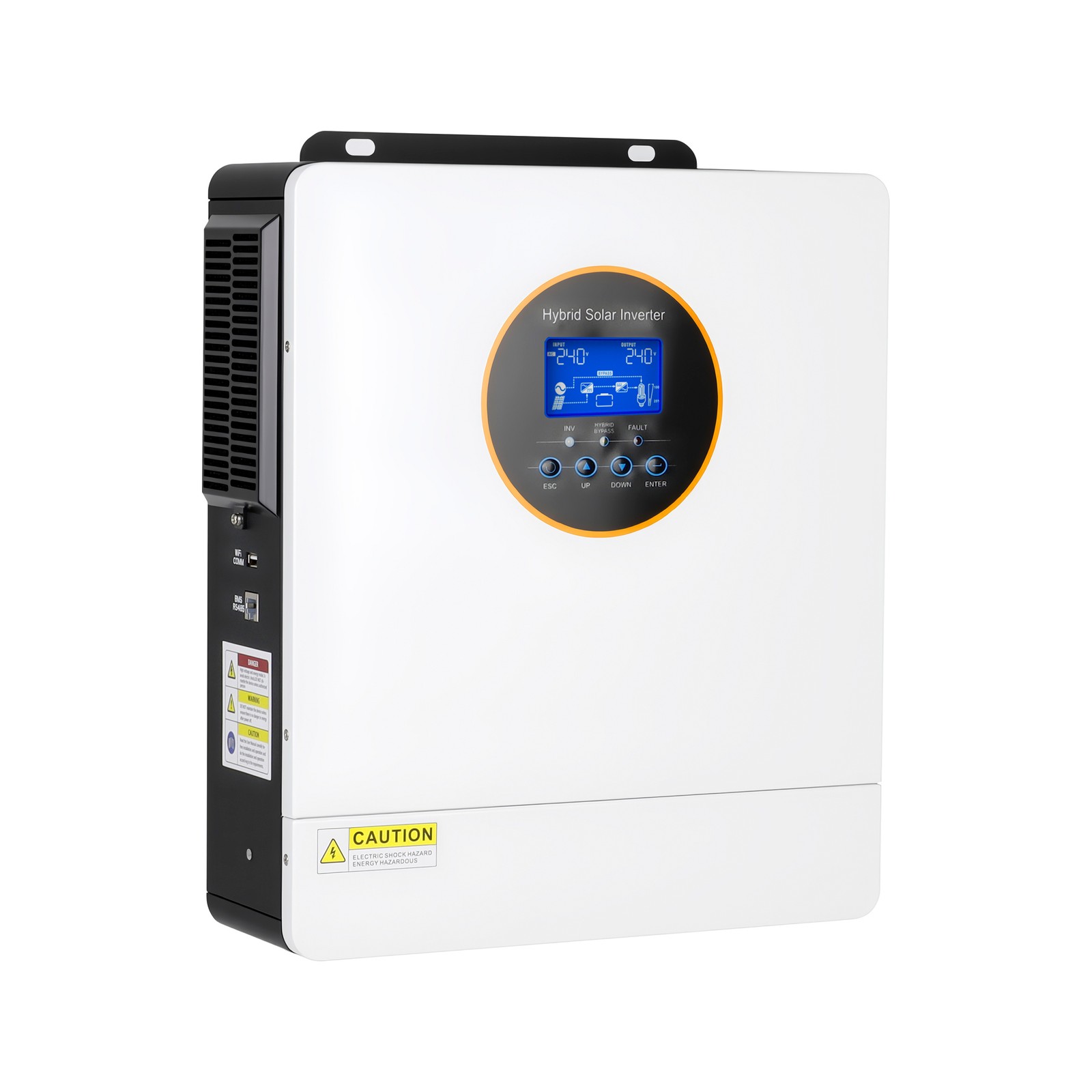 3000W 24V All In One Solar Inverter Hybrid 110VAC Off-Grid 80A MPPT Controller
