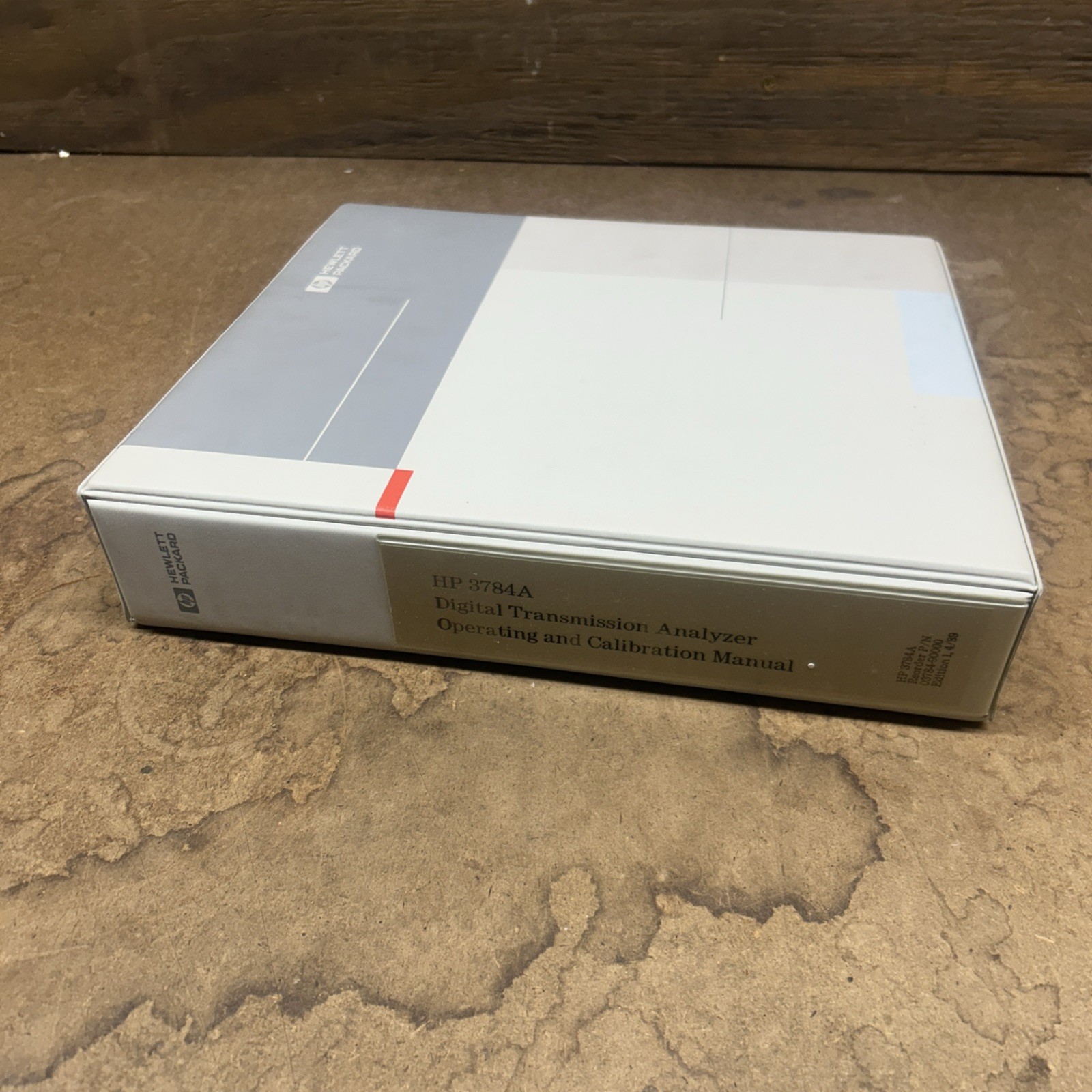 HP 3784A  DIGITAL TRANSMISSION ANALYZER OPERATING AND CALIBRATION MANUAL