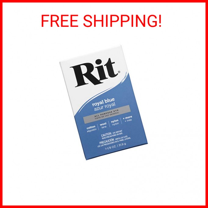 Rit All-Purpose Powder Dye, Royal Blue