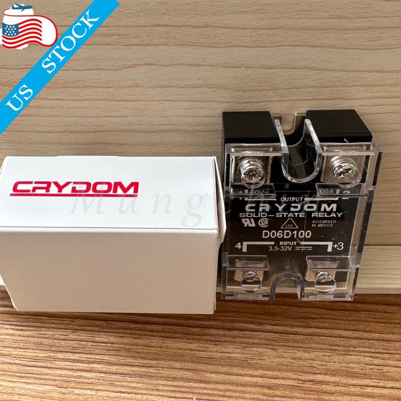 2* New For Crydom D06D100 DC Output Panel Mount SSR 100A 60VDC Solid State Relay
